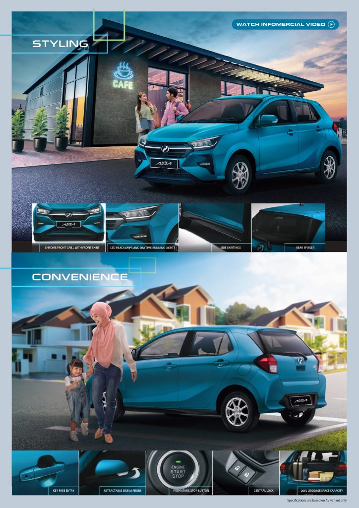 PERODUA AXIA BROCHURE